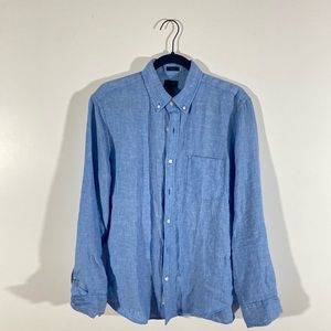 J crew medium slim blue button down